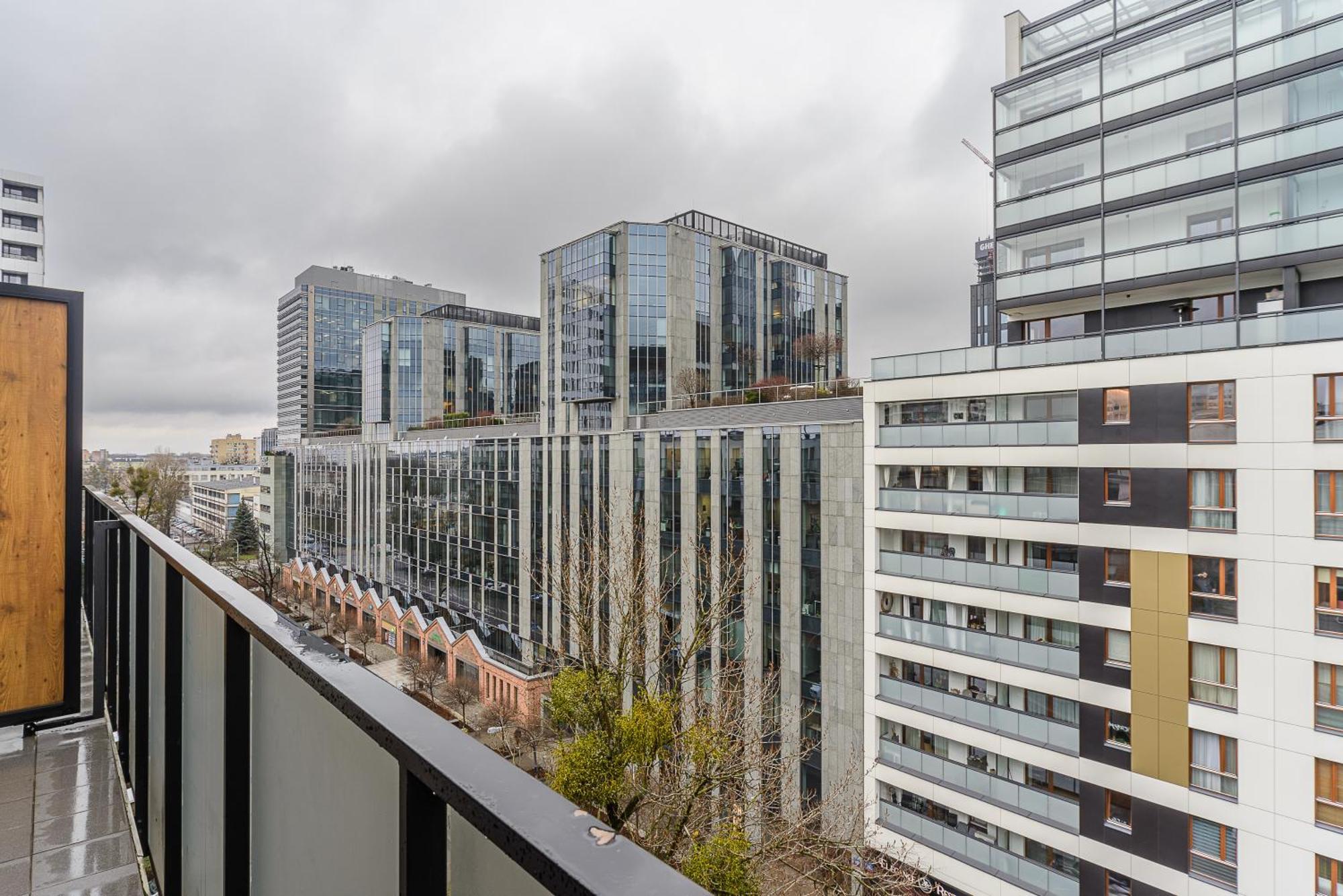 Cozy Family Apartments With Balcony Near Zlote Tarasy Varsovia Habitación foto