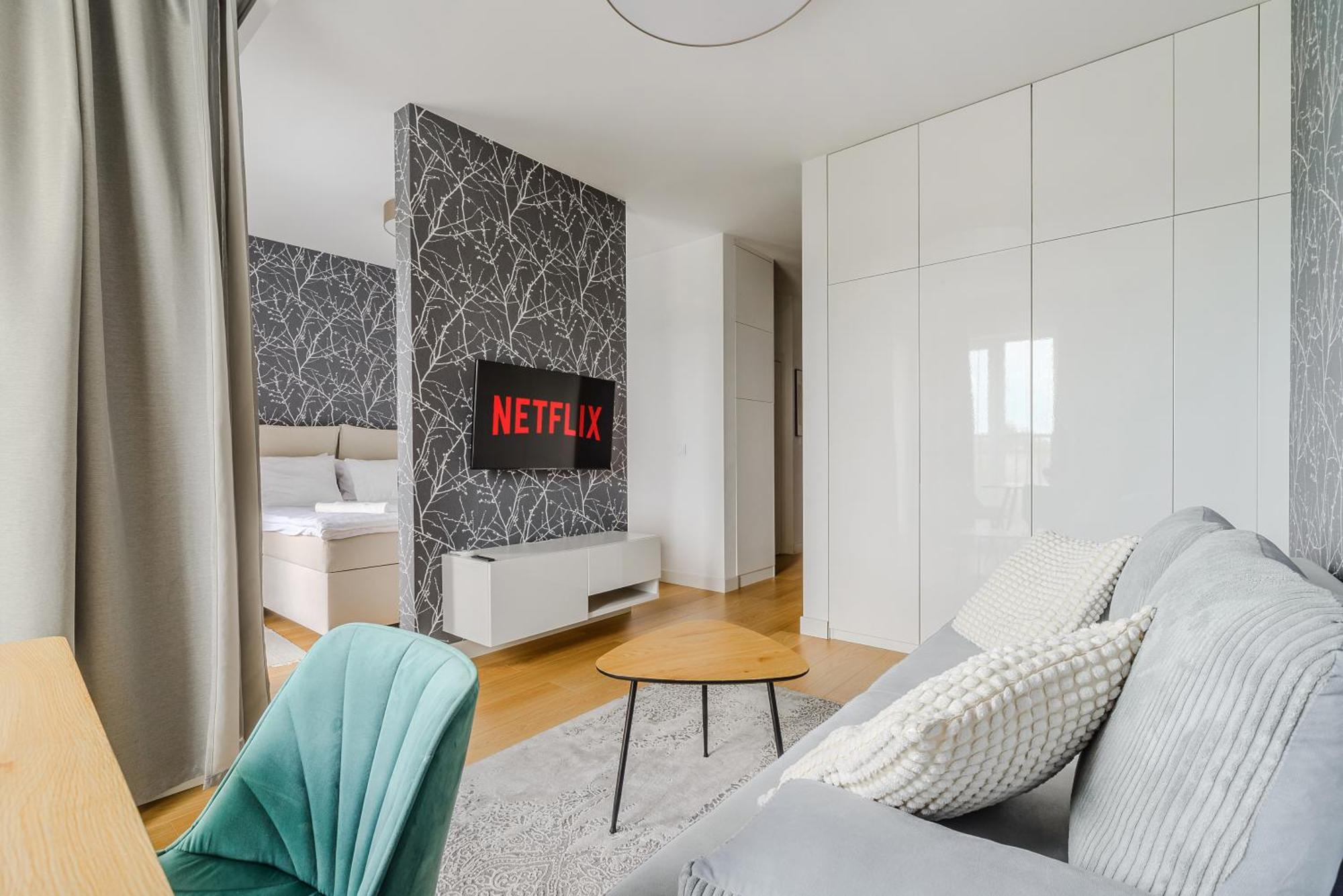 Cozy Family Apartments With Balcony Near Zlote Tarasy Varsovia Habitación foto